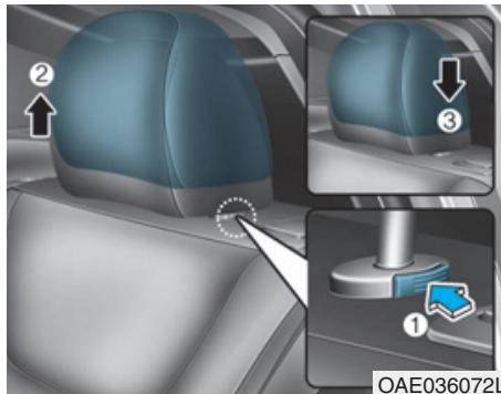 HYUNDAI Ioniq (2016-2019) - Réglage de la hauteur - 1