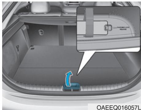 HYUNDAI Ioniq (2016-2019) - Déverrouillage en urgence du connecteur de charge - 1