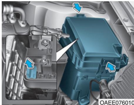 HYUNDAI Ioniq (2016-2019) - Remplacement de fusibles du tableau de bord - 2