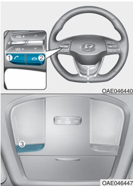 HYUNDAI Ioniq (2016-2019) - Mode mains libres Bluetooth® Wireless Technology - 1