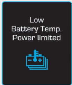 HYUNDAI Ioniq (2016-2019) - Alimentation limitée. Temp. batterie faible - 1