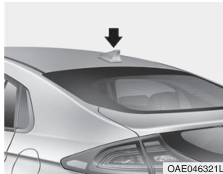 HYUNDAI Ioniq (2016-2019) - Antenne " shark fin " (Type B) - 1