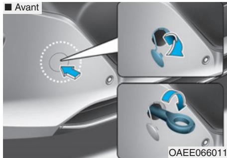HYUNDAI Ioniq (2016-2019) - Crocket de remorquage amovible - 2