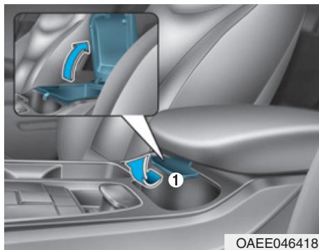 HYUNDAI Ioniq (2016-2019) - Compartment de la console centrale - 1