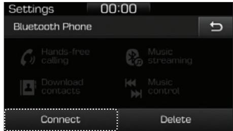 HYUNDAI Ioniq (2016-2019) - Connexion d'appareils Bluetooth® - 2