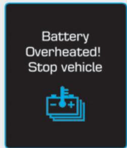 HYUNDAI Ioniq (2016-2019) - La batterie a surchauffé! Arrêtez vehicule - 1