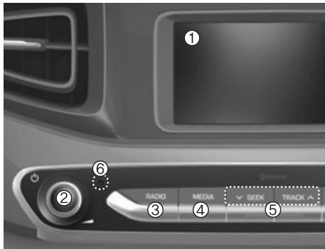 HYUNDAI Ioniq (2016-2019) - Fonctions de votre système audio - 1