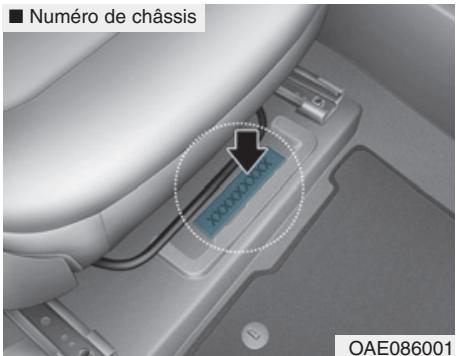HYUNDAI Ioniq (2016-2019) - NUMERO D'IDENTIFICATION DU VEHICULE (VIN) - 1