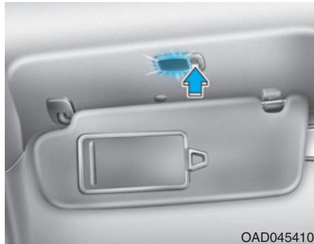 HYUNDAI Ioniq (2016-2019) - Éclairage du miroir de courtoisie - 1