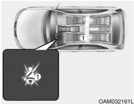 HYUNDAI Ioniq (2016-2019) - Avertissement de ceinture de sécurité - 1