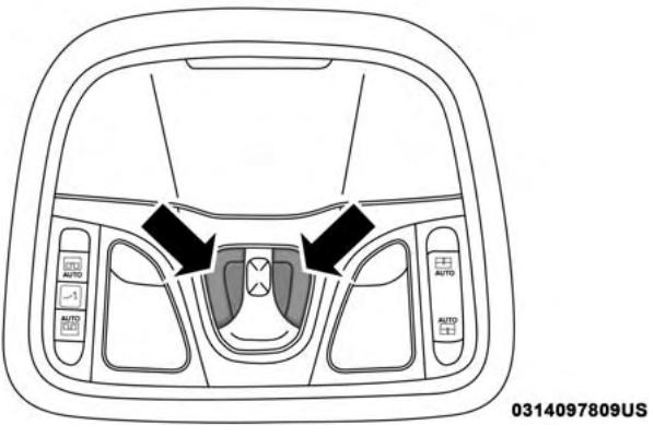 JEEP Cherokee Phase 1 (2013-2018) - Lampes de lecture avant - 1
