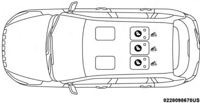 JEEP Cherokee Phase 1 (2013-2018) - Étiquette du système LATCH - 1