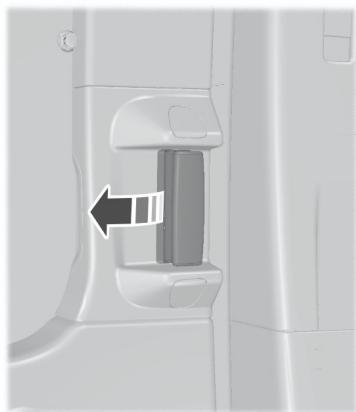 FORD Transit Custom Phase 1 (2012-2017) - Ouverture de la porte coulissante - 1