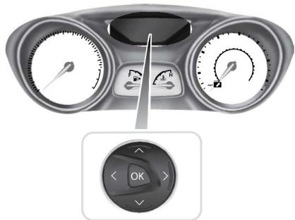 FORD Transit Custom Phase 1 (2012-2017) - Commandes de l'écran d'information - 1