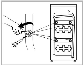 FAGOR FLT8013ADP - Elimination des dispositifs de protection de transport - 1