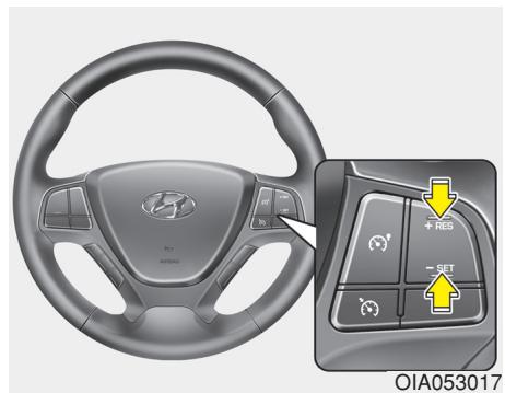 HYUNDAI i10 2 Phase 1 (2013-2016) - Pour régler la limite des vitesses - 2