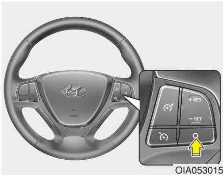 HYUNDAI i10 2 Phase 1 (2013-2016) - Pour accélérer momentanément avec le régulateur de vitesse activé - 1