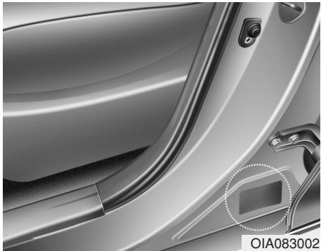 HYUNDAI i10 2 Phase 1 (2013-2016) - ÉTIQUETTE E-MARK (POUR L'EUROPE) (SI DISPONIBLE) - 1