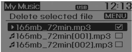 HYUNDAI i10 2 Phase 1 (2013-2016) - Delete Selection (Supprimer sélection) - 1