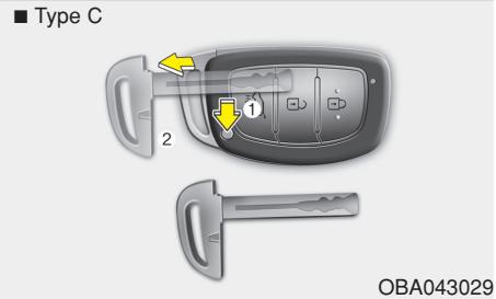 HYUNDAI i10 2 Phase 1 (2013-2016) - Mémorisez votre numéro de clé - 3