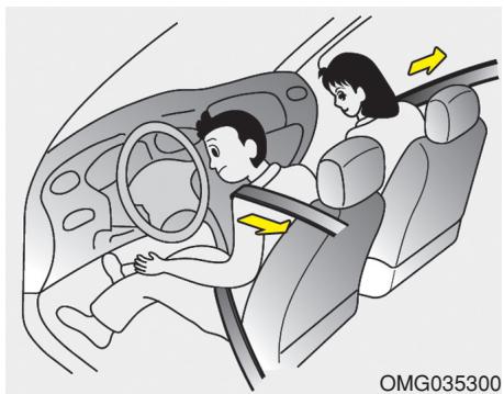 HYUNDAI i10 2 Phase 1 (2013-2016) - Déboucler la ceinture de sécurité: - 1