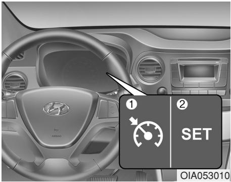 HYUNDAI i10 2 Phase 1 (2013-2016) - SYSTEME DE RÉGULATION DE VITESSE (SI AVAILABLE) - 1