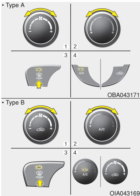 HYUNDAI i10 2 Phase 1 (2013-2016) - Dégivrer l'extérieur du pare-brise - 1