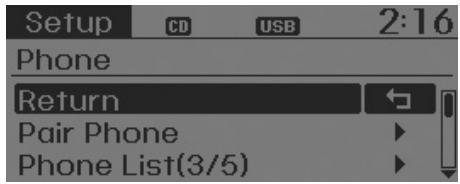 HYUNDAI i10 2 Phase 1 (2013-2016) - Configuration du Téléphone (si disponible) - 1