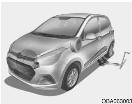 HYUNDAI i10 2 Phase 1 (2013-2016) - Changer une roue - 1