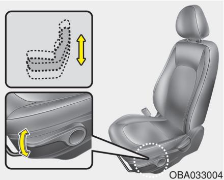HYUNDAI i10 2 Phase 1 (2013-2016) - Inclinaison du dossier - 1