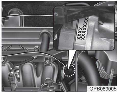 HYUNDAI i10 2 Phase 1 (2013-2016) - NUMERO DE MOTEUR - 1
