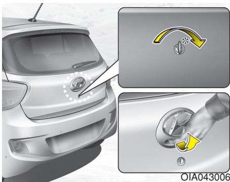 HYUNDAI i10 2 Phase 1 (2013-2016) - PORTE DU COFFRE - 1