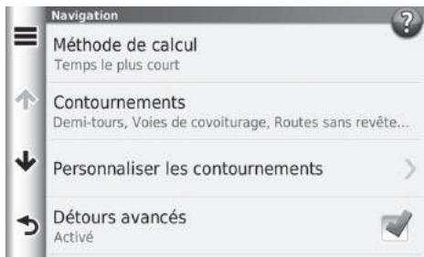Honda Jazz 3 Phase 1 (2015-2017) - HOME ▶ Navigation ▶ Paramètres ▶ Navigation - 1