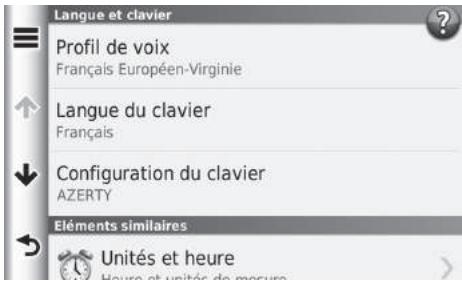 Honda Jazz 3 Phase 1 (2015-2017) - HOME ▶ Navigation ▶ Paramètres ▶ Langue et clavier - 1