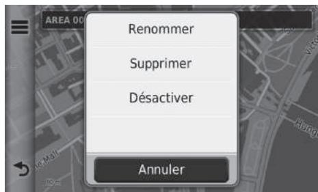 Honda Jazz 3 Phase 1 (2015-2017) - HOME ▶ Navigation ▶ Paramètres ▶ Navigation ▶ Personaliser les contournements - 2