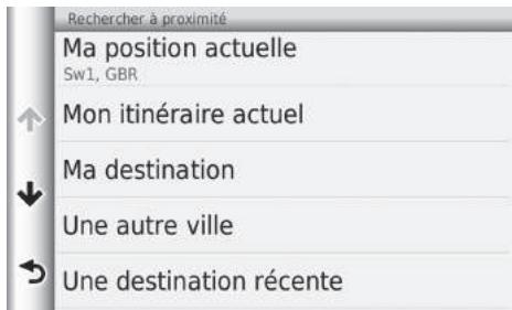 Honda Jazz 3 Phase 1 (2015-2017) - HOME ▶ Navigation ▶ Où aller ? ▶ Rechercher à proximité - 1