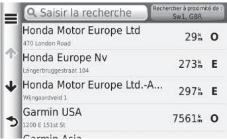 Honda Jazz 3 Phase 1 (2015-2017) - HOME ▶ Navigation ▶ Où aller ? ▶ Favoris - 1