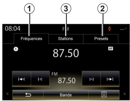 RENAULT R-Link2 (2015) - Choisir une station AM - 1