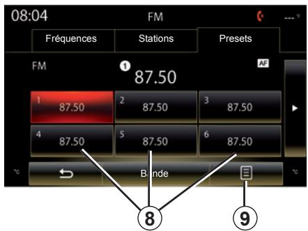 RENAULT R-Link2 (2015) - Mode « Stations » (FM uniquement) - 2