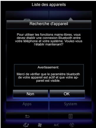 RENAULT R-Link2 (2015) - Menu « Téléphone » - 1