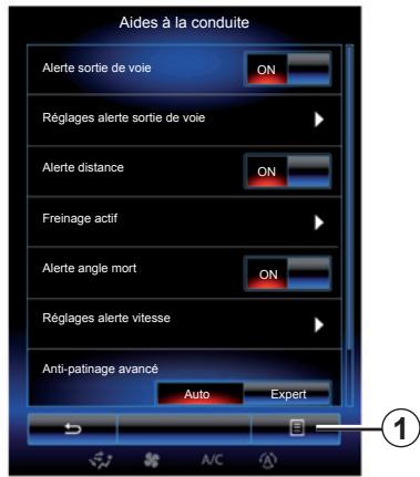 RENAULT R-Link2 (2015) - « Feux de route automatiques » - 1