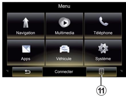 RENAULT R-Link2 (2015) - Présentation du menu principal - 2