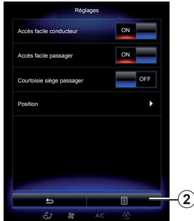 RENAULT R-Link2 (2015) - Accès facile conducteur et passager - 1