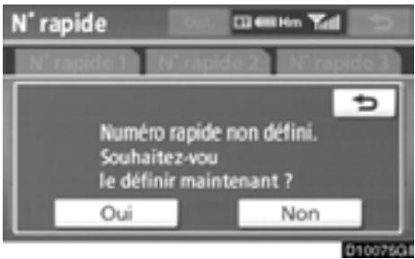 TOYOTA Highlander (2012) - — Paramétrage des numéros de composition abrégée - 11