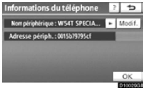 TOYOTA Highlander (2012) - Lorsque le résultat s'affiche, vous pouvez utiliser le téléphone Bluetooth®. - 9