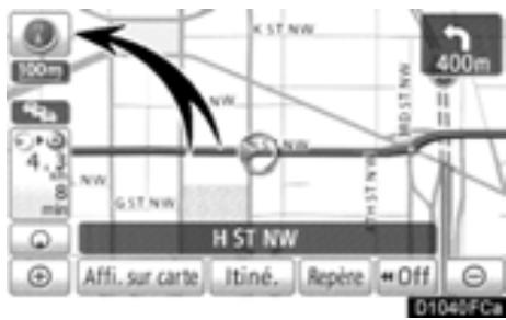 TOYOTA Highlander (2012) - — Orientation de la carte - 3