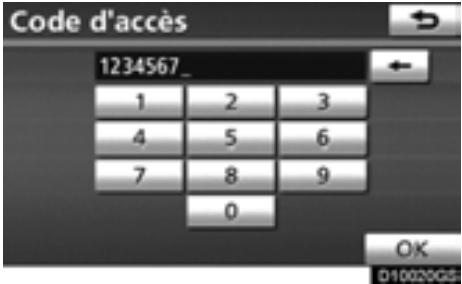 TOYOTA Highlander (2012) - Changement du code d'accès - 2