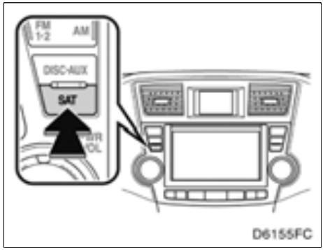TOYOTA Highlander (2012) - Affichage du numéro d'identification de la radio - 1