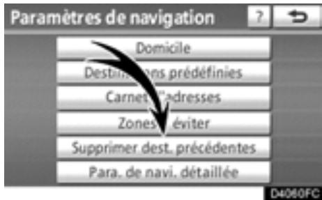 TOYOTA Highlander (2012) - — Suppression des destinations précédentes - 1