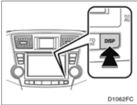 TOYOTA Highlander (2012) - - Réglage du contraste, de la luminosité, de la couleur et du ton - 1